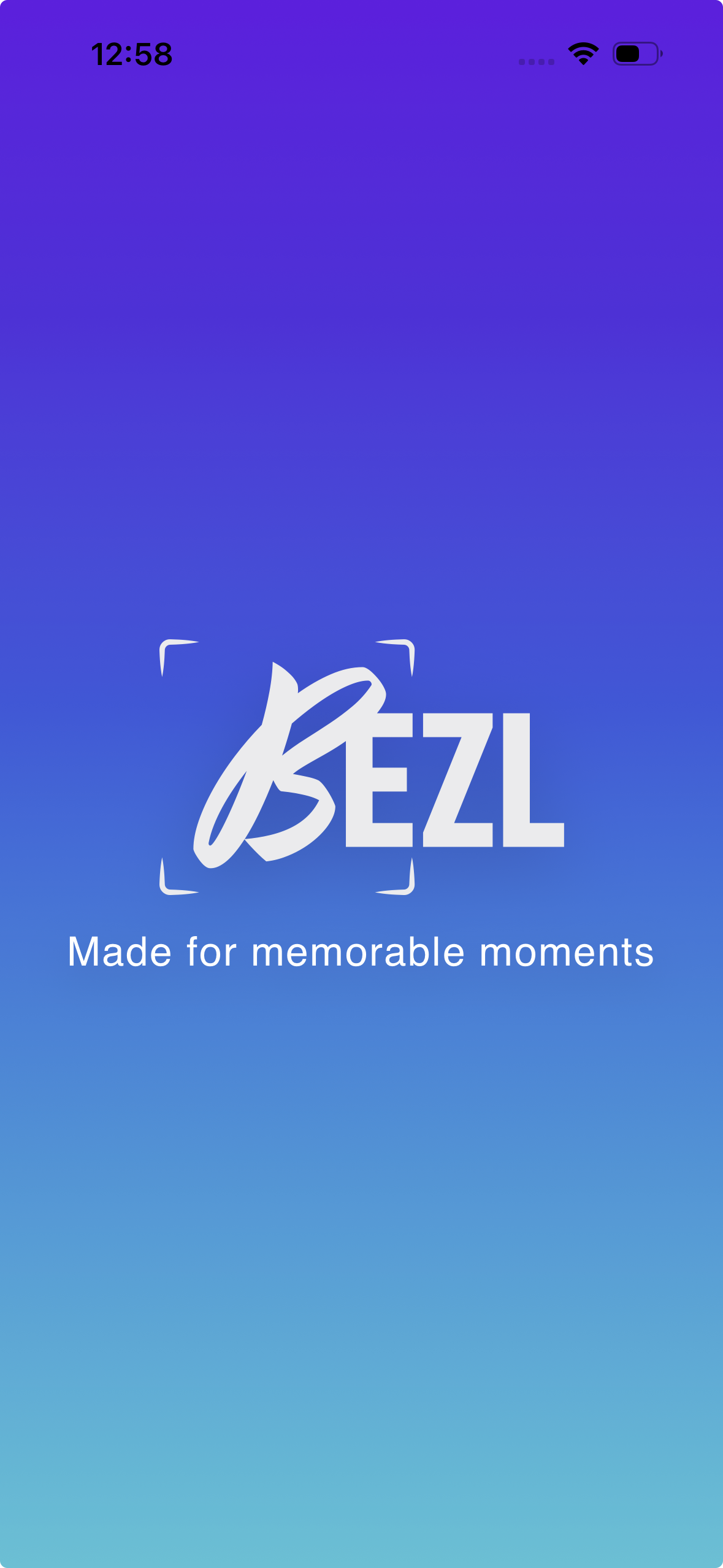 Bezl splash screen